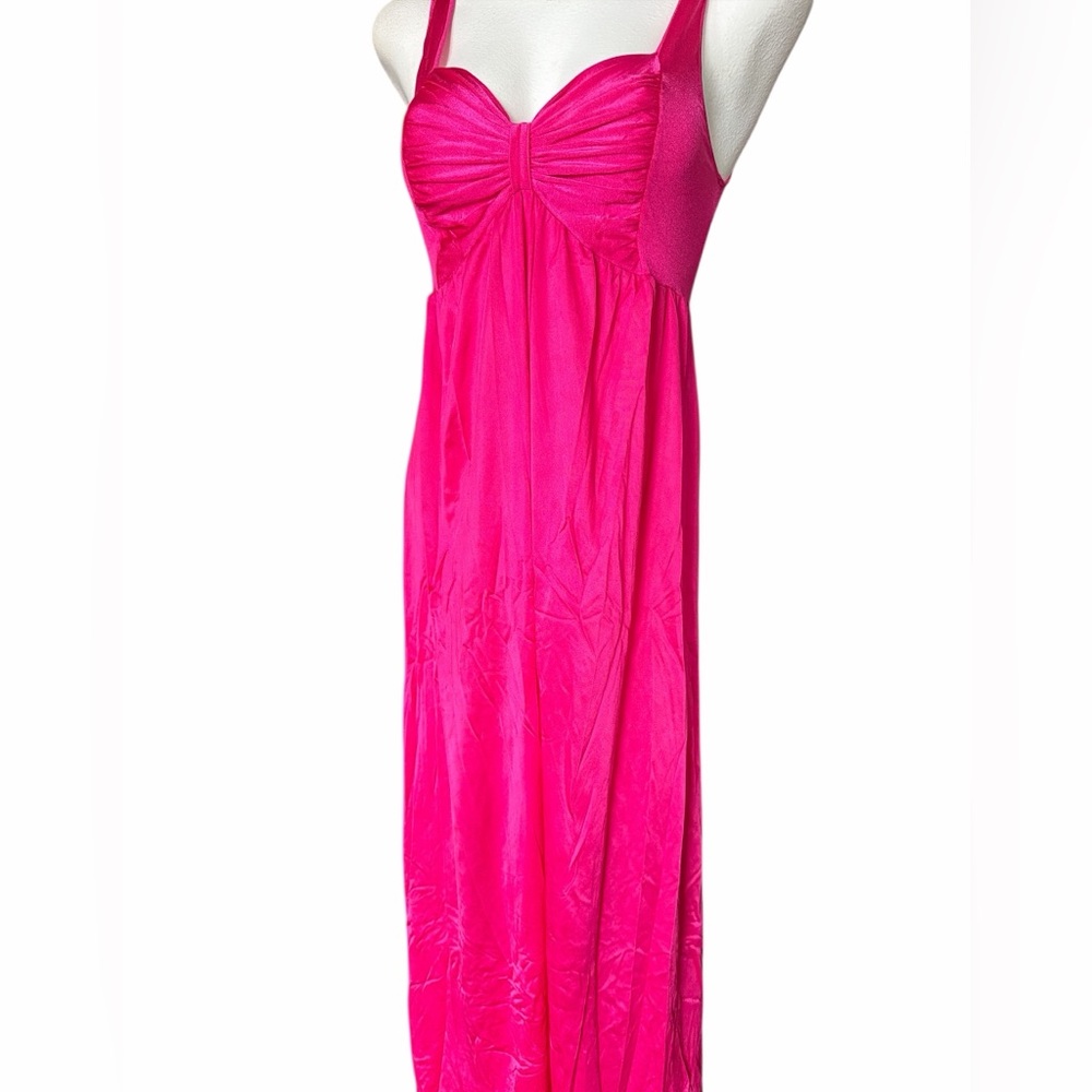 Vintage Olga Fuchsia Night Gown